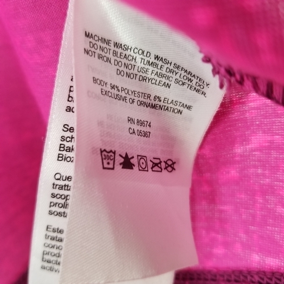 Mountain Hardwear Athletic Mini Skirt A Line Pockets Stretch Pull On Print Pink - Picture 4 of 10